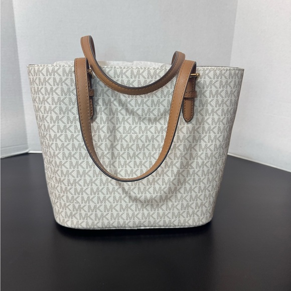 Michael Kors jet set medium logo pocket tote bag - Picture 4 of 8